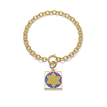 Load image into Gallery viewer, Chunky Chain Bracelet Ethiopian Star