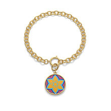 Load image into Gallery viewer, Chunky Chain Bracelet Ethiopian Star