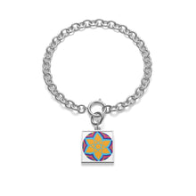 Load image into Gallery viewer, Chunky Chain Bracelet Ethiopian Star